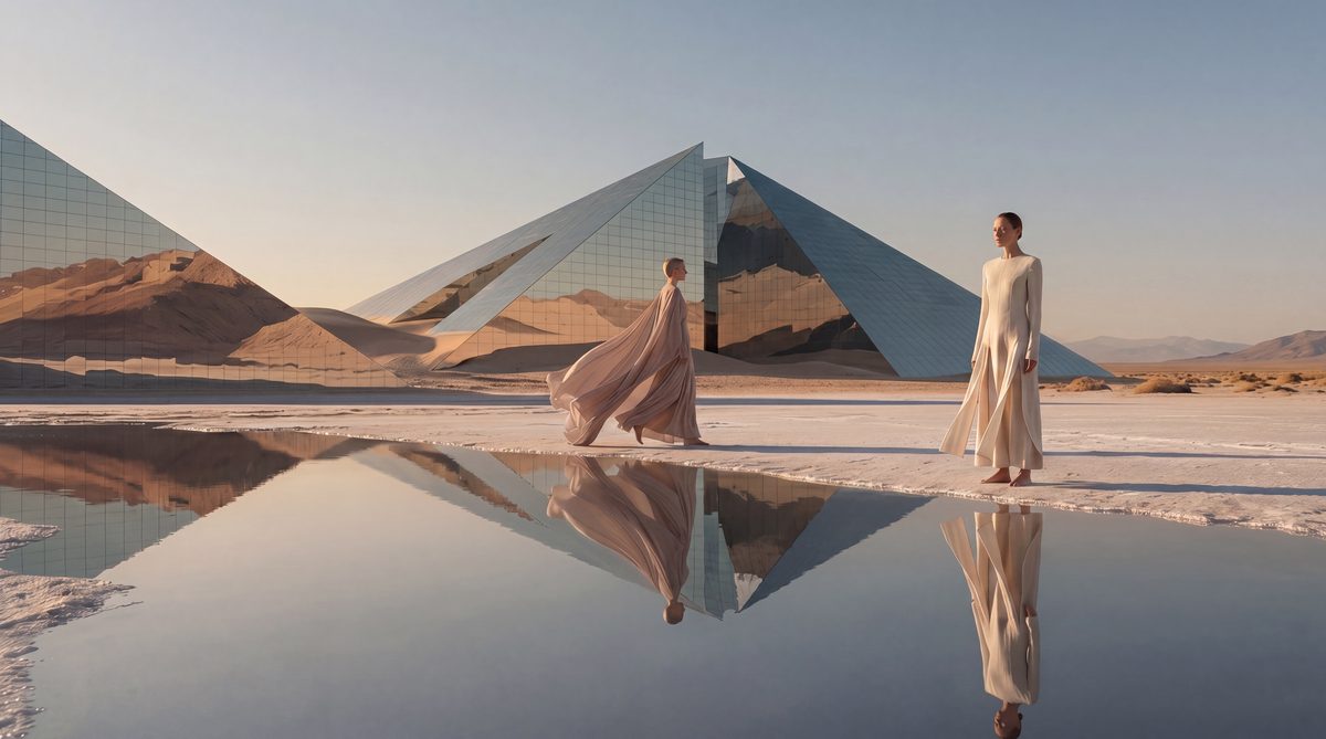 Desert editorial visual — AI Visual Production